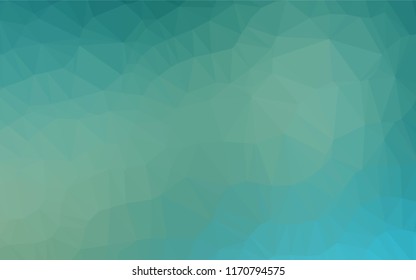 Light Blue, Green vector blurry hexagon pattern. Shining colored illustration in a Brand new style. A new texture for your design.