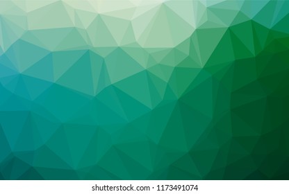 Light Blue, Green vector blurry hexagon template. Shining colored illustration in a Brand new style. The completely new template can be used for your brand book.