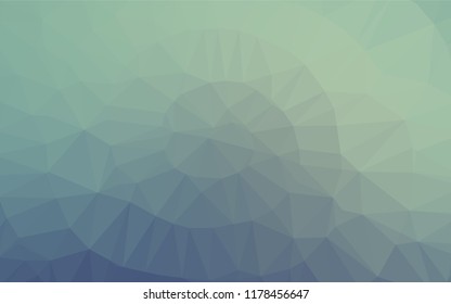 Light Blue, Green vector blurry hexagon template. Colorful abstract illustration with gradient. The best triangular design for your business.