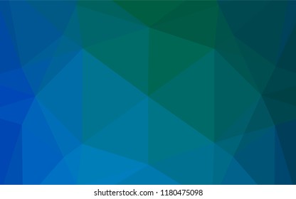 Light Blue, Green vector blurry hexagon pattern. Shining colored illustration in a Brand new style. Brand new design for your business.
