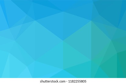 Light Blue, Green vector blurry hexagon pattern. A vague abstract illustration with gradient. The completely new template can be used for your brand book.