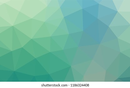 Light Blue, Green vector blurry hexagon texture. Colorful abstract illustration with gradient. The best triangular design for your business.