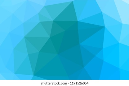 Light Blue, Green vector blurry hexagon template. A sample with polygonal shapes. A completely new template for your business design.