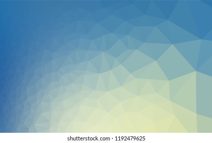 Light Blue, Green vector blurry hexagon template. Colorful abstract illustration with gradient. A new texture for your design.
