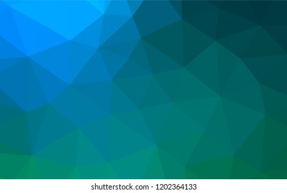 Light Blue, Green vector blurry hexagon texture. A completely new color illustration in a vague style. The template can be used as a background for cell phones.