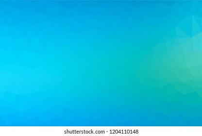 Light Blue, Green vector blurry hexagon texture. Modern geometrical abstract illustration with gradient. The textured pattern can be used for background.