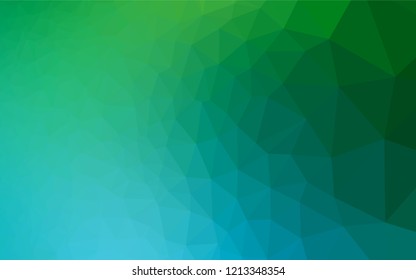 Light Blue, Green vector blurry hexagon texture. Colorful abstract illustration with gradient. A new texture for your design.