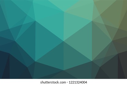 Light Blue, Green vector blurry hexagon texture. An elegant bright illustration with gradient. The textured pattern can be used for background.
