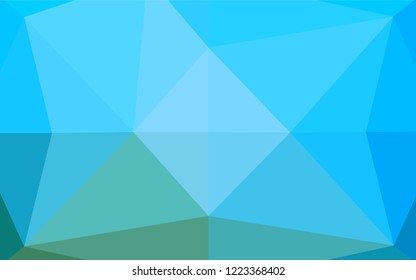Light Blue, Green vector blurry hexagon texture. A sample with polygonal shapes. The completely new template can be used for your brand book.