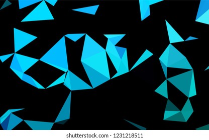Light Blue, Green vector blurry hexagon template. An elegant bright illustration with gradient. The completely new template can be used for your brand book.