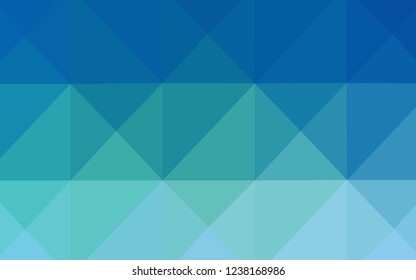 Light Blue, Green vector blurry triangle texture. Polygonal abstract illustration with gradient. A completely new template for your business design.