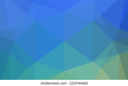 Light Blue, Green vector blurry hexagon texture. Shining colored illustration in a Brand new style. A new texture for your design.