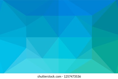 Light Blue, Green vector blurry hexagon texture. A completely new color illustration in a vague style. The completely new template can be used for your brand book.