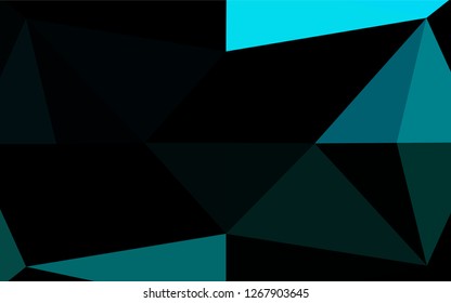 Light Blue, Green vector blurry hexagon pattern. A vague abstract illustration with gradient. The textured pattern can be used for background.