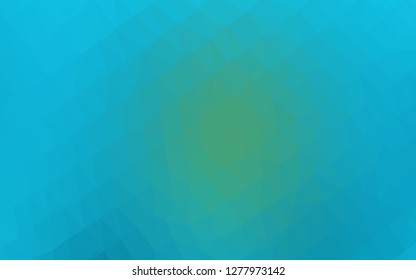 Light Blue, Green vector blurry triangle pattern. Modern geometrical abstract illustration with gradient. Brand new design for your business.