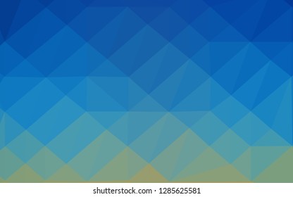 Light Blue, Green vector blurry triangle pattern. Brand new colorful illustration in with gradient. The best triangular design for your business.