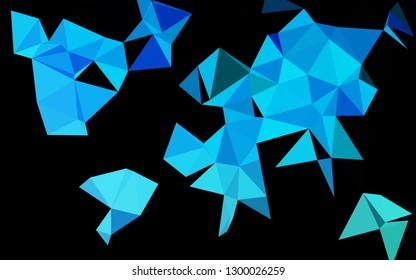 Light Blue, Green vector blurry triangle texture. An elegant bright illustration with gradient. Polygonal design for your web site.