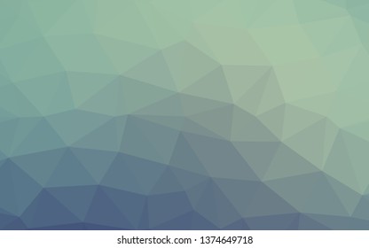 Light Blue, Green vector blurry triangle template. A vague abstract illustration with gradient. Completely new design for your business.