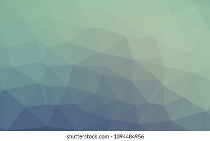 Light Blue, Green vector blurry triangle template. Triangular geometric sample with gradient.  Completely new template for your business design.