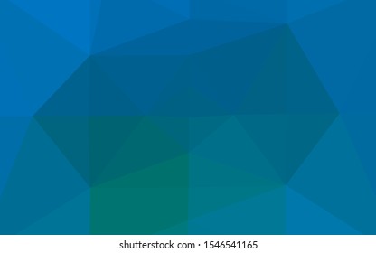 Light Blue, Green vector blurry triangle template. Triangular geometric sample with gradient.  The best triangular design for your business.