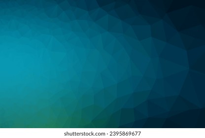 Light Blue, Green vector blurry triangle pattern. An elegant bright illustration with gradient. Brand new style for your business design.