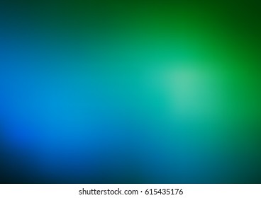 Light BLUE, green vector blurry bright background design. Shine colored background in brand-new style with gradient. 