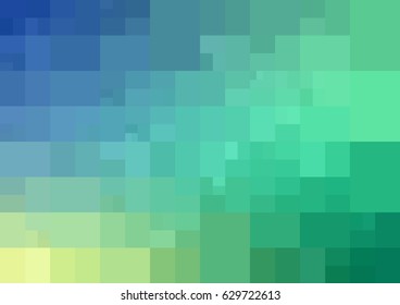 Light Blue, Green vector blurry rectangle background design. Geometric background in Origami style with gradient. 
