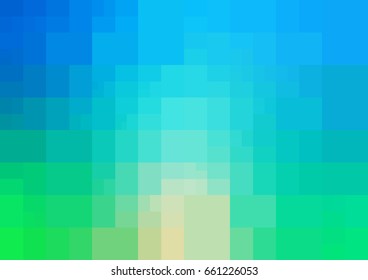 Light Blue, Green vector blurry rectangle background design. Geometric background in Origami style with gradient. 