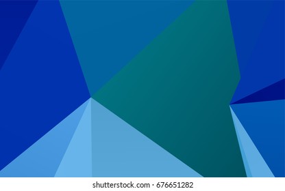 Light Blue, Green vector blurry triangle template. Modern geometrical abstract illustration with gradient. A new texture for your design.