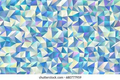 Light Blue, Green vector blurry triangle background. Creative illustration in halftone style with gradient. A completely new design for your business.