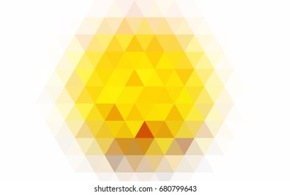 Light Blue, Green vector blurry triangle template. Geometric illustration in Origami style with gradient.  The elegant pattern can be used as part of a brand book.
