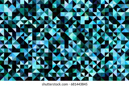 Light Blue, Green vector blurry triangle template. Colorful abstract illustration with gradient. A completely new template for your business design.