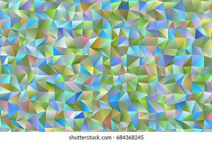 Light Blue, Green vector blurry triangle background. An elegant bright illustration with gradient. Triangular pattern for your business design.