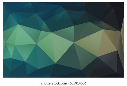 Light Blue, Green vector blurry triangle background design. Geometric background in Origami style with gradient. 