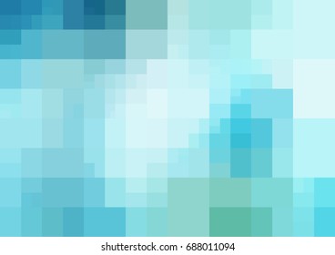 Light Blue, Green vector blurry rectangle background design. Geometric background in Origami style with gradient. 
