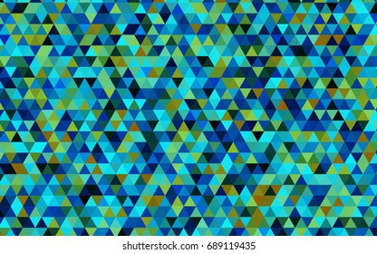 Light Blue, Green vector blurry triangle background. Colorful abstract illustration with gradient. A completely new design for your business.