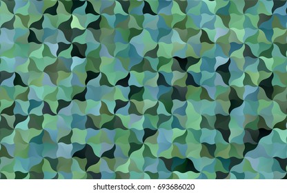 Light Blue, Green vector blurry arched background. blurred geometric sample with gradient.  The polygonal design can be used for your web site.