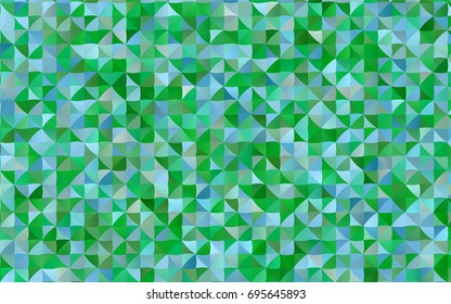 Light Blue, Green vector blurry triangle template. Shining illustration, which consist of triangles. The elegant pattern can be used as part of a brand book.