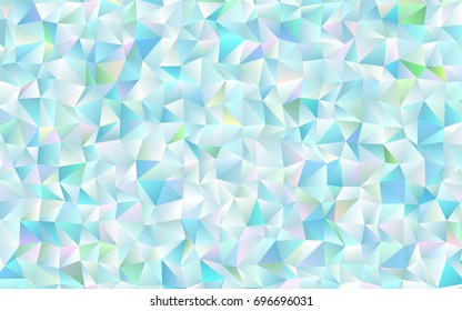 Light Blue, Green vector blurry triangle template. Colorful abstract illustration with gradient. The textured pattern can be used for background.