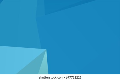 Light Blue, Green vector blurry triangle pattern. A completely new color illustration in a vague style. A completely new design for your business.