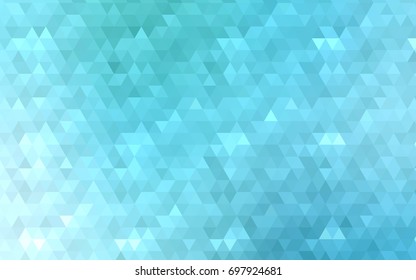 Light Blue, Green vector blurry triangle template. Creative geometric illustration in Origami style with gradient. The completely new template can be used for your brand book.