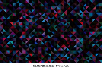 Light Blue, Green vector blurry triangle pattern. Colorful illustration in abstract style with gradient. The polygonal design can be used for your web site.