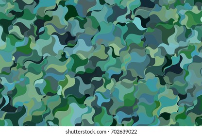 Light Blue, Green vector blurry arched background. A completely new color illustration in a vague style. A completely new template for your business design.
