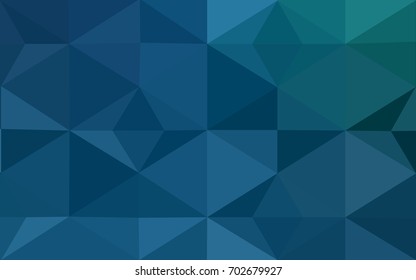 Light Blue, Green vector blurry triangle background design. Geometric background in Origami style with gradient. 