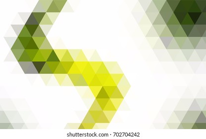 Light Blue, Green vector blurry triangle pattern. A completely new color illustration in a vague style. The elegant pattern can be used as part of a brand book.