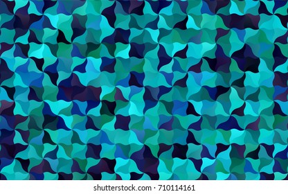 Light Blue, Green vector blurry arched template. Colorful illustration in abstract cranked style with gradient. The completely new template can be used for your brand book.