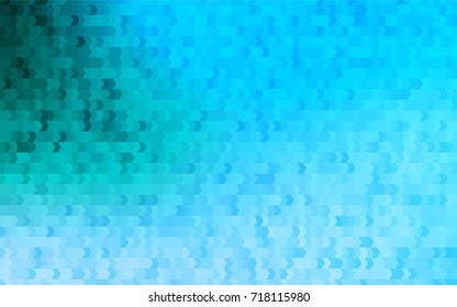 Light Blue, Green vector blurry rectangular background. Geometric background in square style with gradient. The pattern can be used for brand-new background.