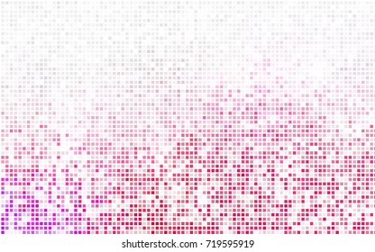Light Blue, Green vector blurry rectangular background. Geometric background in square style with gradient. The pattern can be used for brand-new background.
