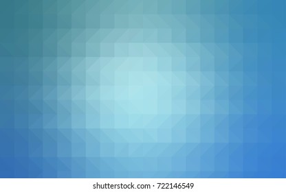 Light Blue, Green vector blurry triangle template. A vague abstract illustration with gradient. The textured pattern can be used for background.