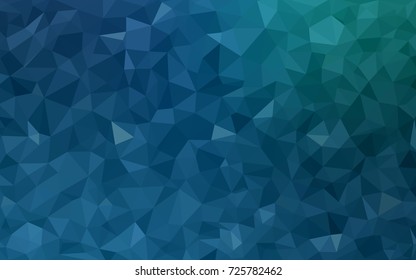 Light Blue, Green vector blurry triangle background design. Geometric background in Origami style with gradient. 